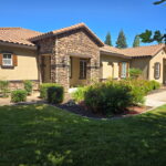 Beige exterior residential painting project in Sacramento